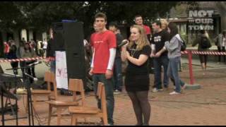 Gunn High School Sings Away Hate Group [upl. by Notxarb]