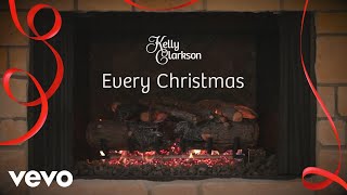 Kelly Clarkson  Every Christmas Wrapped In Red  Fireplace Version [upl. by Dario]