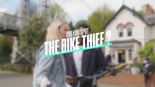 Can you spot the bike thief [upl. by Etnoel]