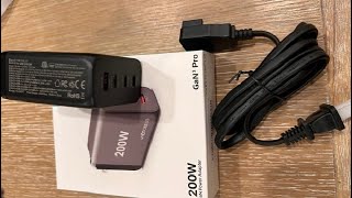 Honest Review WOTOBEUS 200W USB C GaN Charger Station [upl. by Banquer736]