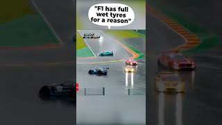 the effects of aquaplaning formula1grandprix grandprix shorts [upl. by Donelu307]