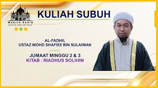 🔴USTAZ MOHD SHAFIEE BIN SULAIMAN 🗓 EDISI 15112024 JUMAAT 13 JAMADILAWWAL 1446H [upl. by Temhem]