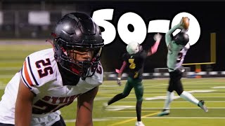 500 BLOWOUT BY HIGH SCHOOL FOOTBALL TEAM BUCHTEL VS FIRESTONE [upl. by Amabil768]