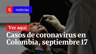 Casos de coronavirus en Colombia septiembre 17 más de 743000 contagios oficiales  Semana Noticias [upl. by Aisekal]