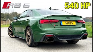 540HP TUNED Audi RS5 B9  REVIEW on AUTOBAHN [upl. by Sandberg]