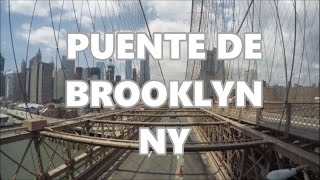 Que ver en NY  Puente de Brookling 🇺🇸 [upl. by Airitak993]