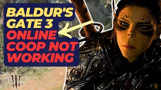 How To Fix Baldurs Gate 3 Online Coop Not Working  Multiplayer Issues [upl. by Doty606]