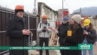 Il nuovo oratorio prende forma piazza fisica e virtuale [upl. by Hamehseer]