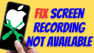 Screen Recording Not Available When AirPlay CarPlay Restrictions Or Screen Mirroring Is Active [upl. by Hanima]