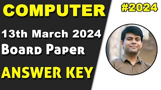 Computer Class 10th 2024 Answer Key  ICSE Class 10th Computer [upl. by Enimaj]