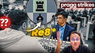 Praggnanandhaas fabulous first game at the Chess Olympiad 2024  Pragg vs Tissir [upl. by Yahsal]