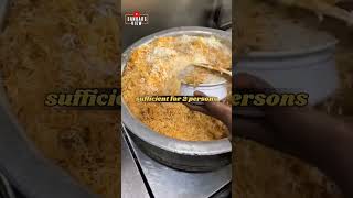 Hyderabad Biryani  Mutton Dum Biryani in Shah Ghouse Restaurant hyderabadfood hyderabad food [upl. by Ringo]