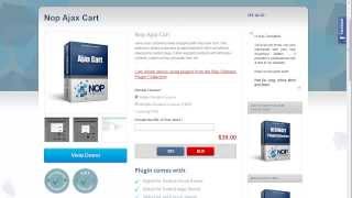 Ajax Cart Plugin for nopCommerce [upl. by Adnilrev]