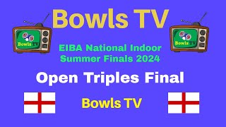 Open Triples Final  Gedling Vs Northampton  EIBA National Indoor Summer Finals 2024 [upl. by Ahtaela]