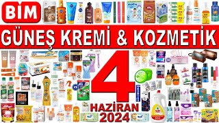 BİM GÜNEŞ KREMLERİ TEMİZLİK VE GIDA BU HAFTA  BİM MARKET İNDİRİMLERİ  BİM 4 HAZİRAN 2024 KATALOĞU [upl. by Akeim]