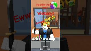 Hackers ruined mm2 amp Roblox 😓😞 [upl. by Yralih24]