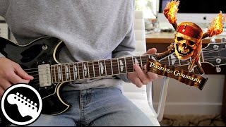 How to Play Pirates Of The Caribbean Theme Song on GUITAR [upl. by Burns]