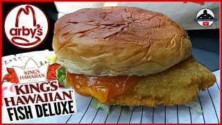 Arbys®  Kings Hawaiian® Fish Deluxe Review 👑🏝️🐟 [upl. by Goulder]