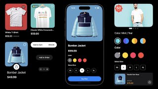 SwiftUI  ECommerce Elements [upl. by Ecirb]