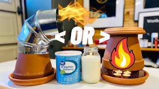 How to Build a Terra Cotta Pot Heater in 2 Different Styles Best Radiant Heater For Cold Weather [upl. by Nnylkoorb]