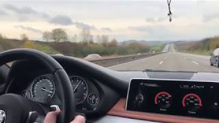 BMW X5 F15 flat out in Autobahn 150speed limiter [upl. by Akimas]