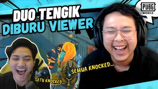 DUO TENGIK NANTANGIN VIEWERS UNTUNG CHEMISTRY KUAT SATU KNOCKED SEMUA KNOCKED 🤣🤣  pubgmobile [upl. by Loftus]