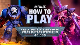 How to Play Warhammer 40k Space Marines vs Tyranids Demo Game [upl. by Aicat144]