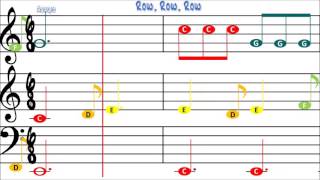 Row Row Row for Boomwhackers® Smetana [upl. by Uird854]