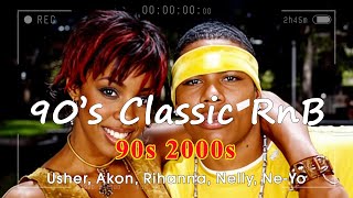 Best of Old School 90s 2000s Rnb Music Hits 🎵Usher Akon Rihanna Nelly NeYo [upl. by Sandry]