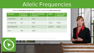 Population Genetics Allelic Frequencies – Medical Genetics  Lecturio [upl. by Haven]