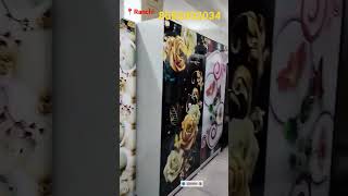 3door Printed wardrobes CNC  Digital Printed Steel Almirah  Godrej printed Almirah Price [upl. by Swetiana219]