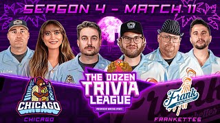 Frankettes vs Chicago  Match 11 Season 4 Thanksgiving Showdown IV  The Dozen Trivia League [upl. by Alih]