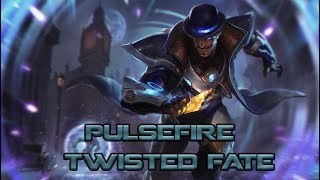 Cybernetyczny Twisted Fate Przedstawienie Skina  Pulsefire Twisted Fate [upl. by Schroer]