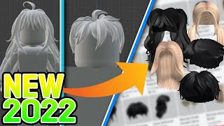 How to make UGC Hair NEW Tutorial ROBLOX [upl. by Atirahs379]