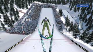 RTL SKI JUMPING 2007  VIKERSUND 250 METERS WORLD RECORD [upl. by Semreh997]