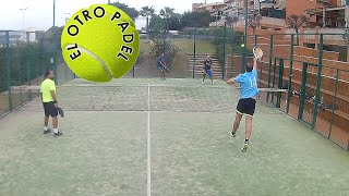 Padel JuanChino VS BorracheroBertin 011224 [upl. by Orihakat]