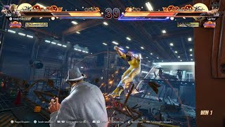 My first concious wall break combo in online match [upl. by Ahron393]