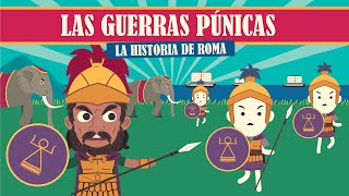 LAS GUERRAS PÚNICAS  INFONIMADOS LA HISTORIA DE ROMA [upl. by Ahsakat414]