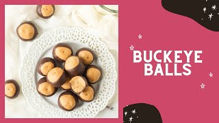 Super Easy Buckeye Balls  Just 5 Ingredients [upl. by Harned1]