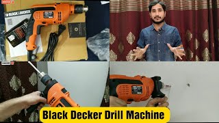 Black amp Decker Reversible Hammer Drill  Unboxing Features and Use  Best Drill Machine for DIY [upl. by Warford588]