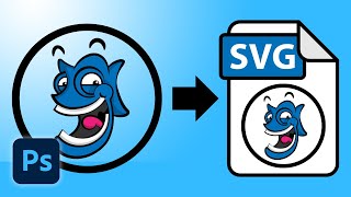 How To Export An SVG File In Photoshop 20232024 [upl. by Larok]