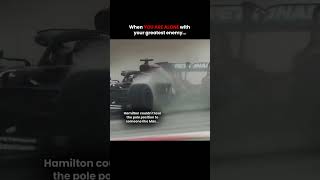 When Lewis Hamilton won pole position against Max Verstappen in the rain in Formula 1 [upl. by Tailor]