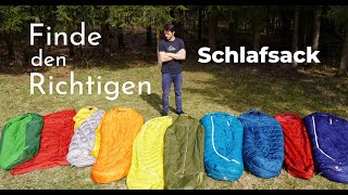 Schlafsack Vergleich  Kunstfaser vs Daune Temperaturbereiche Vor und Nachteile [upl. by Mikal]