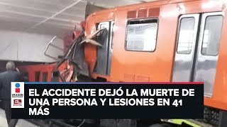 Chocan trenes del Metro en la estación Tacubaya [upl. by Clari]