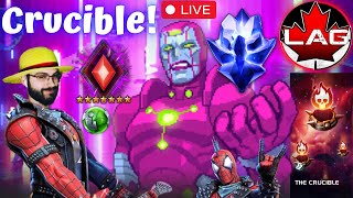 LagSpiker Legendary Crucible First Attempt Valiant FTP Roster Good Enough 7Star Reunion  MCOC [upl. by Towny]