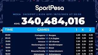 Sportpesa Mega jackpot predictions by GG Experts [upl. by Adniuqal424]