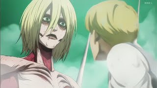 Annie Save Armin  Attack On Titan Season 4 Part 3 Episode 2  進撃の巨人  AOT Season 4 Part 3 Episode 2 [upl. by Grosmark735]