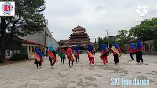 Pariban line dance Choreo by Kristin amp Ein Merin INA  Demo by SKI line dance [upl. by Aretha]