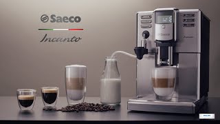 La Nuova Saeco Incanto – Design elegante caffe’di straordinaria qualita’ [upl. by Idleman]