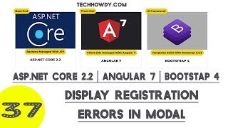 Angular 7  Displaying Registration Errors on Modal Popup [upl. by Silisav]